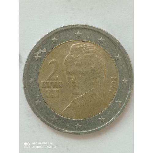 Rare Pièces 2 Euros Autriche 2002