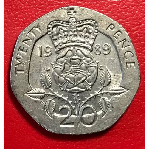 20 Pence - Elizabeth I I 3e Effigie - 1989 - Royaume Uni