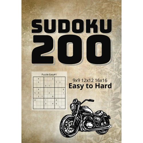 200 Sudoku Puzzles & Solutions: Brain-Boosting Fun For All Ages (7"X10"): A Sudoku Book For All Levels: Sharpen Your Mind And Boost Your Logic Skills