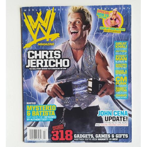 Wwe Magazine Chris Jericho Mysterio Batista Great Khali Boogey Man Santino Marella Cm Punk Randy Orton