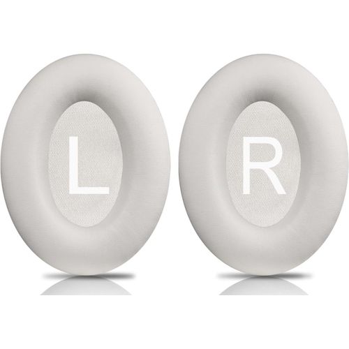 Cushions Coussinets d'oreille de Remplacement pour Le Casque Bose QC45 (QuietComfort 45) (Blanc)