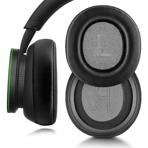 Coussinets de rechange pour casque sans fil Microsoft Xbox Series,Cuir de Protéine et Mousse à Mémoire(Noir)