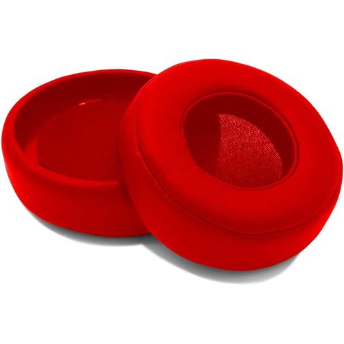 Coussinets de Remplacement Compatible avec Monster Beats by Dr. Dre Pro Detox Casques (Rouge)