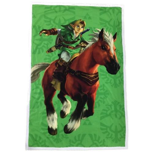 Nintendo Plaid Sherpa 100x150 Cm Zelda Link Epona