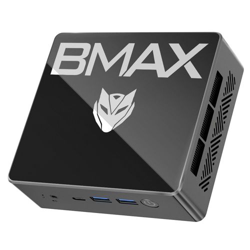 Mini PC BMAX B4 Turbo, Intel Twin Lake N150 4 coeurs - 3.6 Ghz max - Ram 16 Go - SSD 512 Go, 2 ports HDMI + 1 port Type-C, triple écran 4K à 60 Hz, Wi-Fi 5, Bluetooth 5.0