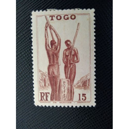 Timbre Togo Yt 187 Pilage Du Millet 1941 (060309 )*