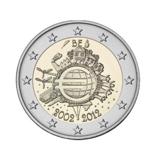 2 Euros Belgique 2012 Commemoration 10 Ans €
