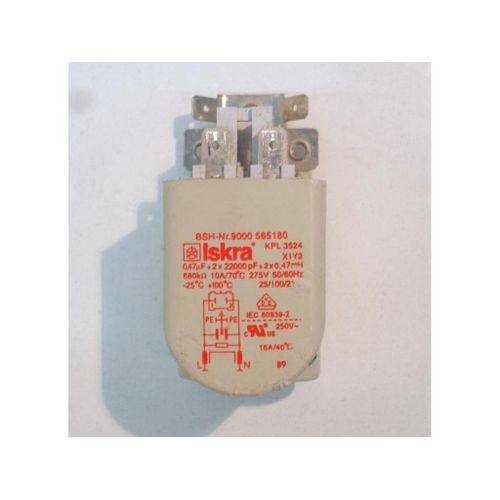 Condensateur p1173 antiparasites Sèche-linge - 00623842, 00603267, 181928, 603267, 00181928, 623842 Sèche-linge SIEMENS, BOSCH, GAGGENAU, NEFF, BALAY, CONSTRUCTA