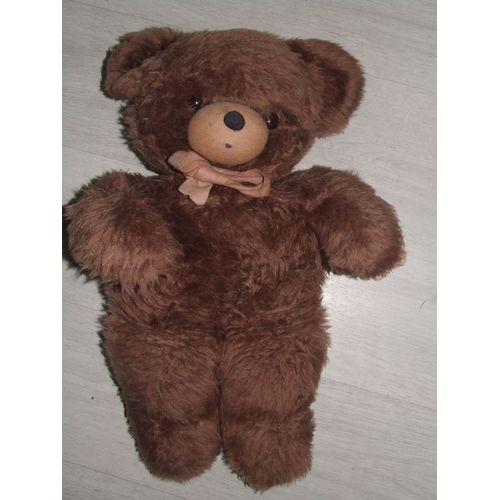 Ours Ancien Nez Feutrine Marron 50 Cm