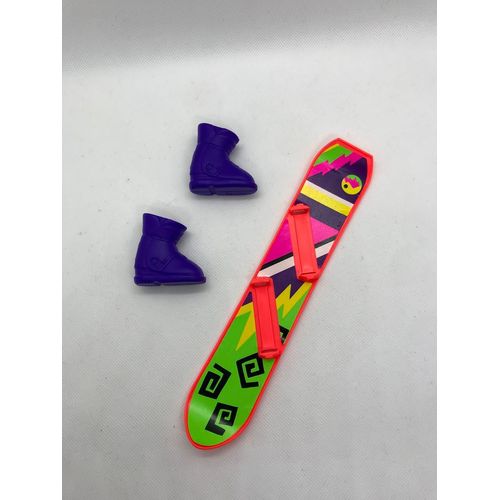 Mono Ski Surf Snowboard Ken Mattel Vintage Chaussures Barbie 90s