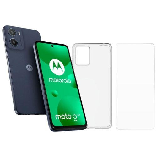 Smartphone Motorola Pack G05 + Coque + Verre Trempe