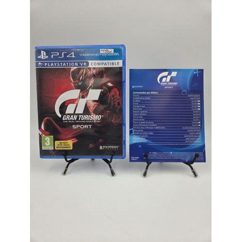 Jeu Playstation 4 Gran Turismo Sport En Boite, Complet (Jaquette Abîmée)