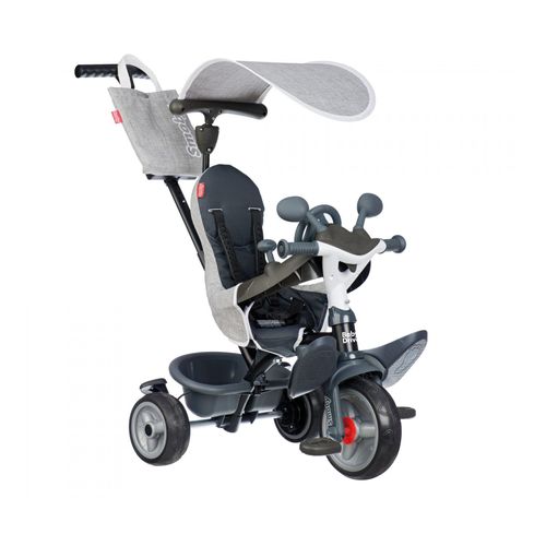 Tricycle Baby Driver Gris Smoby 7600741503 1 - 4 Ans