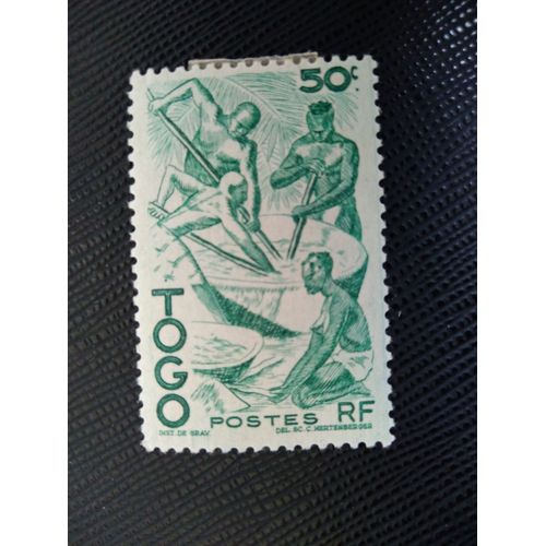 Timbre Togo Yt 238 Extraction De L'huile De Palme 1947 (060309 )*