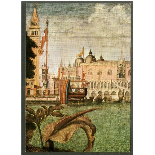 Carte Postale Venezia, Palazzo Ducale, Vittore Carpaccio ( Venezia 1465 ? - Capadistria 1525/26 ), Il Leone Di S. Marco