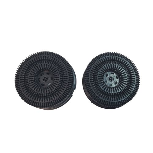 Lot de 2 filtres à charbon type 58 AKB000/1 142X48 mm Hotte (484000008782 C00308179 ARISTON HOTPOINT BAUKNECHT BOSCH BRANDT DE DIETRICH ELICA IGNIS IKEA WHIRLPOOL INDESIT SAUTER WHIRLPOOL)