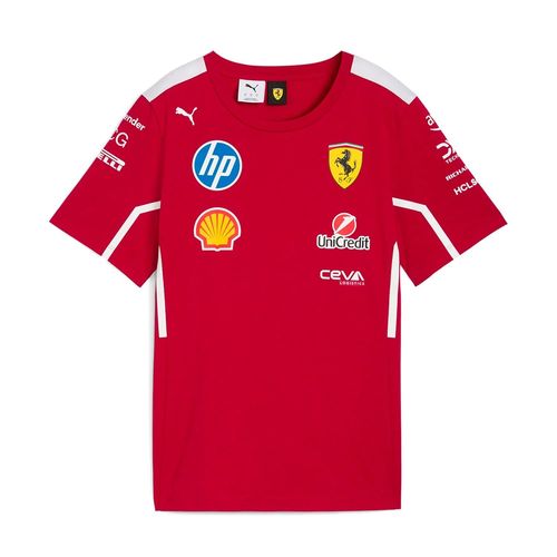 T-Shirt Team Scuderia Ferrari Hp Homme - Rouge