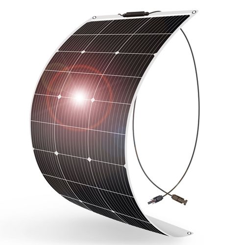 Panneau Solaire Souple 100W 18V DOKIO Monocristallin Photovoltaïque pour charger les batteries 12V