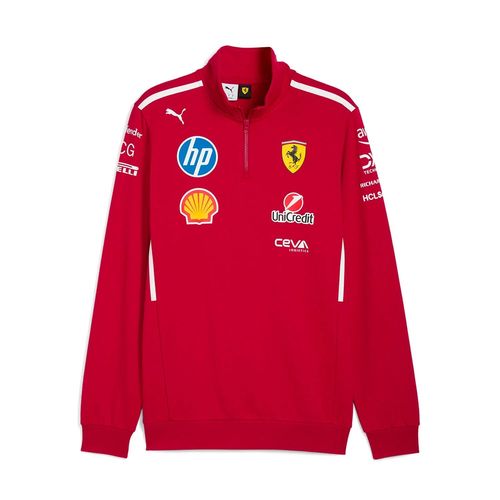 Sweat À Col Zippé Team Scuderia Ferrari Hp Homme