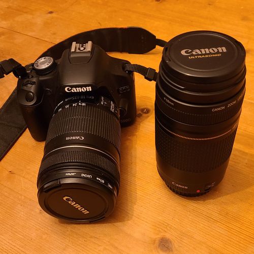 Canon EOS 500D 15.1 mpix + Objectif 18-135 + Objectif 75-300