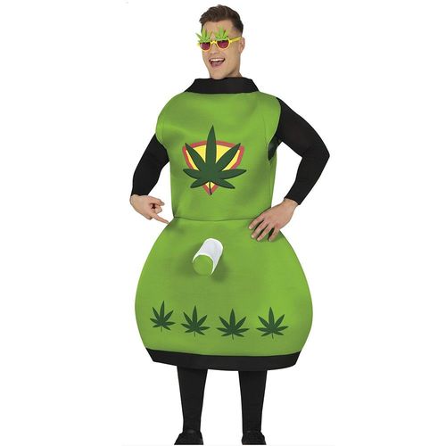 Déguisement Humour Smoke Machine Vert Adulte