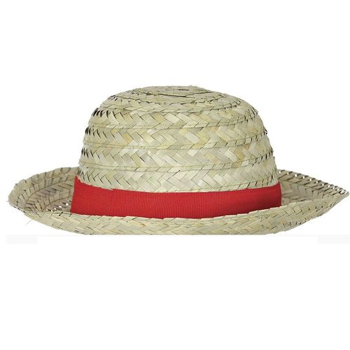 Chapeau De Paille Estival Ruban Rouge Adulte
