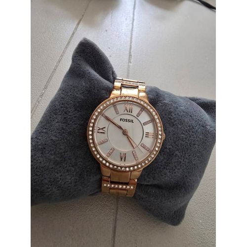 Montre Or Rose Femme Fossil.