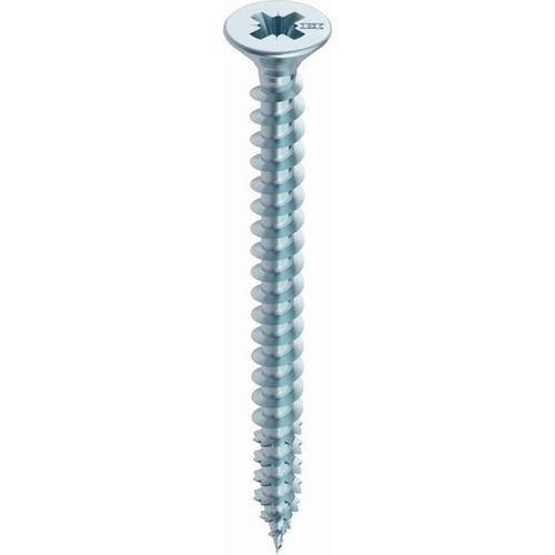 Vis HECO Fix-Plus Filetage total - Zingué Argent - Tête fraisée POSIDRIV - Ø3,5 x 20 mm - Boite de 200 - 16261