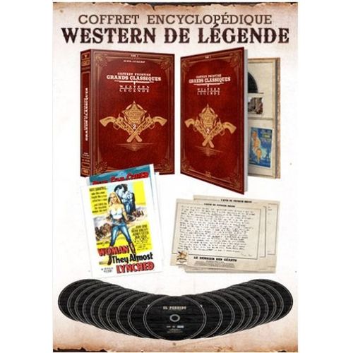 Coffret Western De Légende Sidonis Prestige 20 Films/20 Blu-Ray Les Grands Classiques Du Western En Édition Exclusive Limitée (600 Ex.), Inclus 20 Photos Et Les Fiches Des Films De Patrick Brion "Hs"
