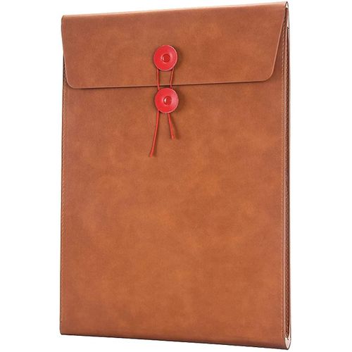 Porte-Documents En Cuir Pu De Haute Qualité Avec Fermeture Magnétique, Léger, Format A4, Multifonctionnel Pour Le Bureau Et La Maison