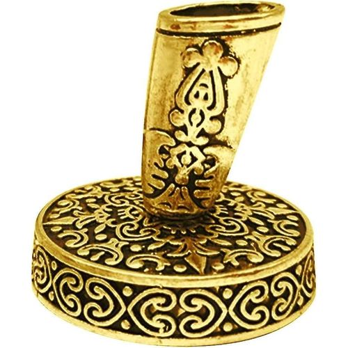 Porte-Plume À Plume - Base En Acier Inoxydable Avec Support De Plume, Design Doré Vintage Pour Accessoires De Bureau Et D'école