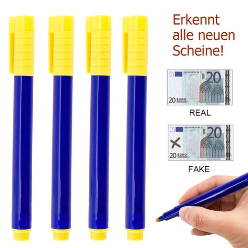 Lot De 10 Stylos Testeurs Pour La Détection Des Faux Billets - Résultats Instantanés, Non Nocifs, Faciles À Utiliser, Idéaux Pour La Manipulation D'argent Liquide