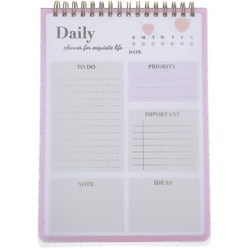 Bloc-Notes Rose Élégant Pour La Maison, L'école Et Le Bureau - Durable, Convivial, Parfait Pour La Planification Et L'organisation