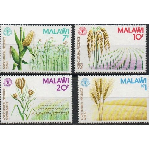 Malawi Timbres Lutte Contre La Faim