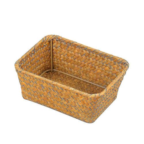 Boîte De Rangement En Algues Naturelles Pour Thé, Fruits Secs Et Bonbons - Écologique, Faite À La Main, 15 X 11 X 6 Cm