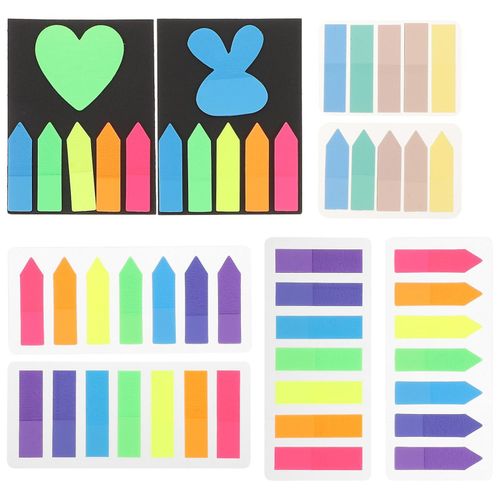 Bloc-Notes Colorés Pour L'organisation - Couleurs Assorties, Différentes Tailles, Idéal Pour Les Notes Et Les Rappels, Longue Durée De Vie