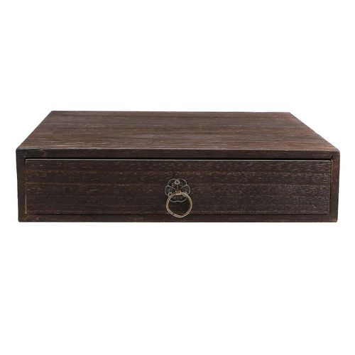 Coffre De Rangement En Bois Haut De Gamme Avec Tiroir Pour Ranger Les Articles De Table ¿ Design Rétro Pour Une Décoration Intérieure Élégante