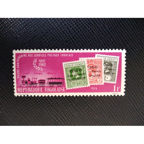 Timbre Togo Yt 373 65 Ans De Timbres Togolais 1963 (060309 )*