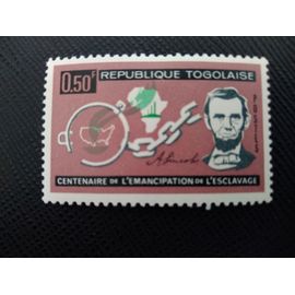 Timbre Togo Yt 387 100 Ans De L'abolition De L'esclavage 1963 (060309 )*