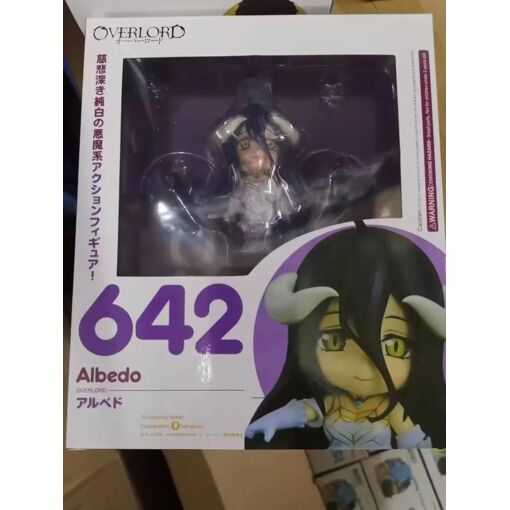Anjinguang Figurine Albedo De 27 Cm - Figurine De Lapin Assis En Soie - Figurine En PVC - Modèle De Personnage Albédo - Ornements De Collection - Cadeaux D'anniversaire
