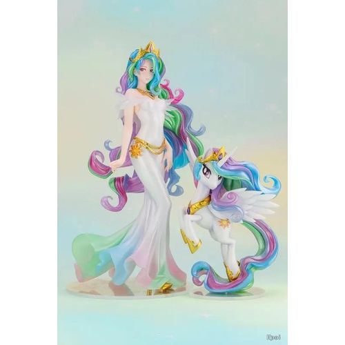 Pop39919-Princesse Celestia--Vocaloid Hatsune Miku Figure My Little Pony Bishoujo Pinkie Pie Fluttershy 1/7 Anime Pvc Action Figure Toy Collection Modèle Poupée