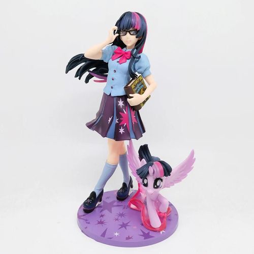 Pop39919-Twilight Sparkle--Vocaloid Hatsune Miku Figure My Little Pony Bishoujo Pinkie Pie Fluttershy 1/7 Anime Pvc Action Figure Toy Collection Modèle Poupée