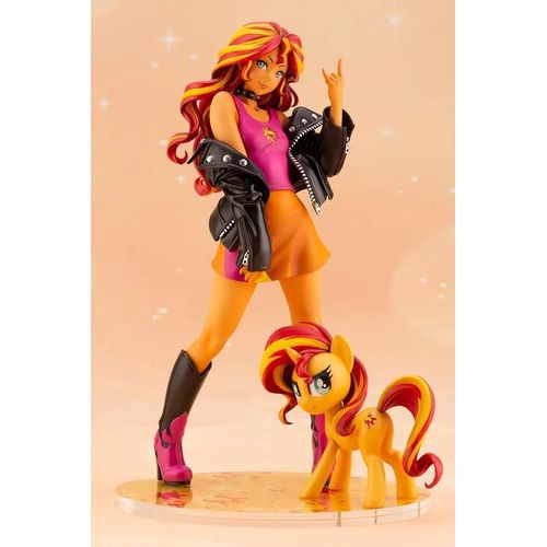 Pop39919-Sunset Shimmer--Vocaloid Hatsune Miku Figure My Little Pony Bishoujo Pinkie Pie Fluttershy 1/7 Anime Pvc Action Figure Toy Collection Model Doll