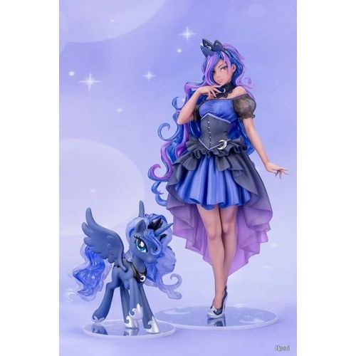 Pop39919-Princesse Luna--Vocaloid Hatsune Miku Figure My Little Pony Bishoujo Pinkie Pie Fluttershy 1/7 Anime Pvc Action Figure Toy Collection Modèle Poupée