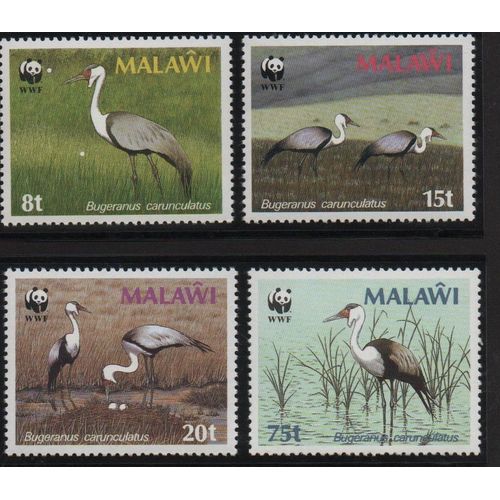 Malawi Timbres Les Oiseaux 1987
