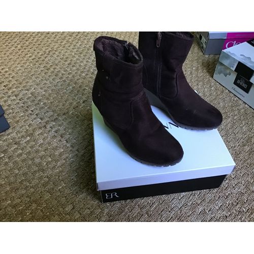 Bottines Femmes, Peau Marron - 38