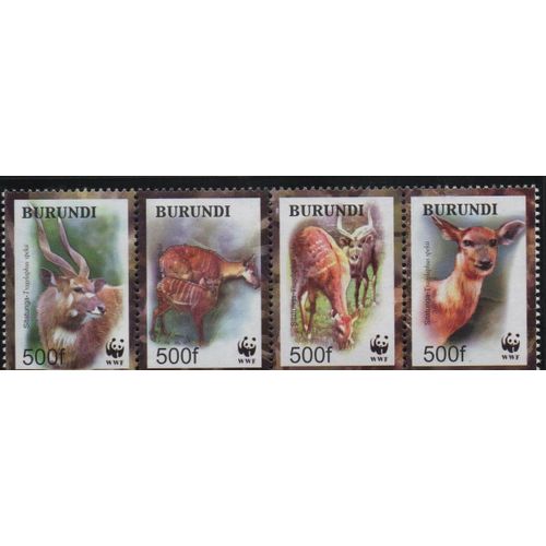 Burundi Timbres Animaux 2004