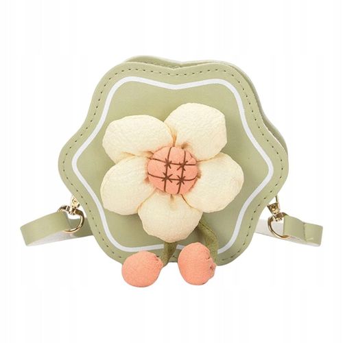 Joli sac à bandoulière fleuri Sac à bandoulière Joli sac à main en cuir PU vert