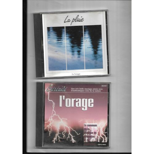 2 Cd De Relaxation: L'orage, La Pluie