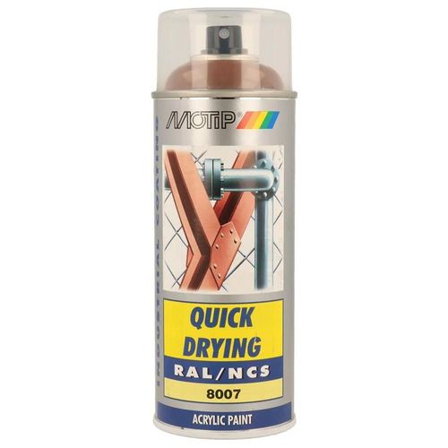 Peinture marron brillant RAL8007 400ml